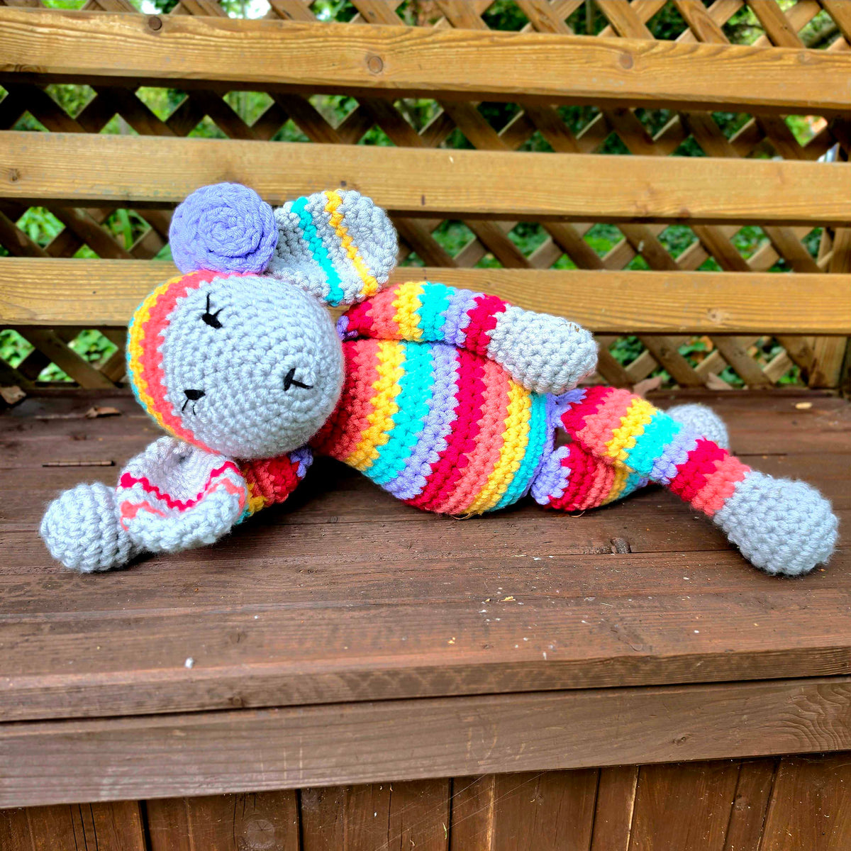 HUGE Rainbow Lamb Crochet Kit