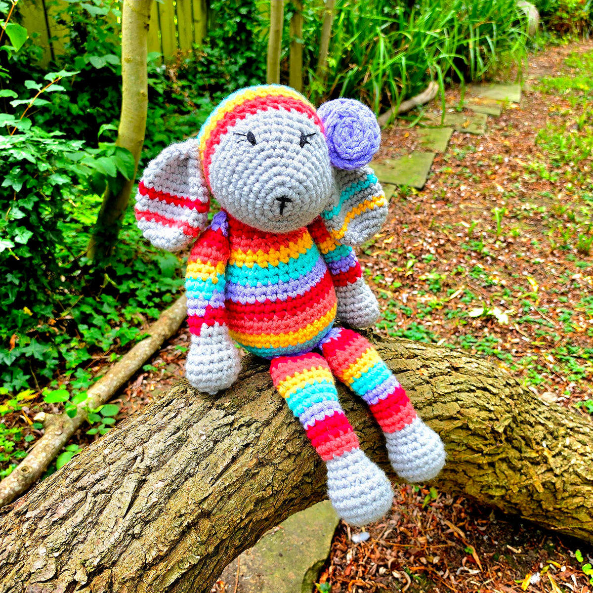 HUGE Rainbow Lamb Crochet Kit