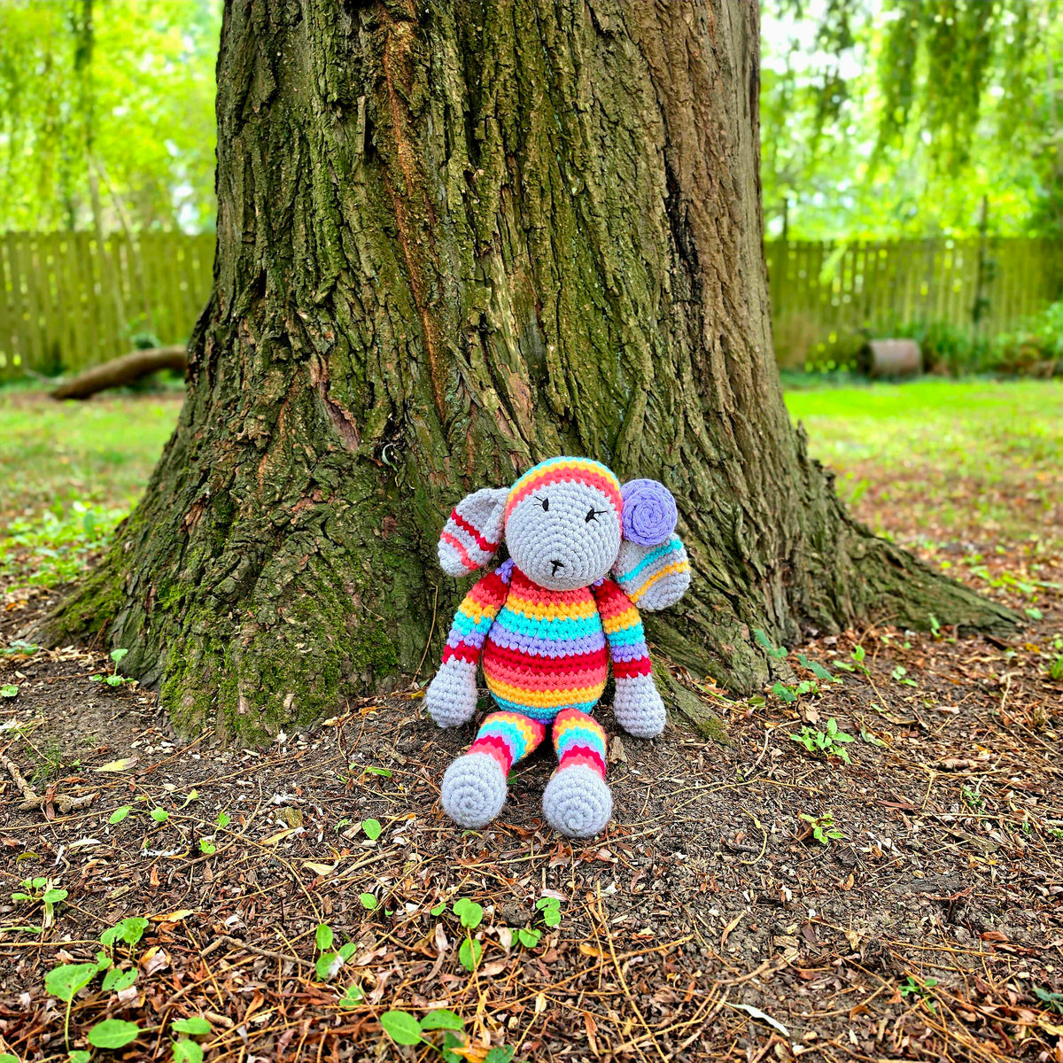 HUGE Rainbow Lamb Crochet Kit