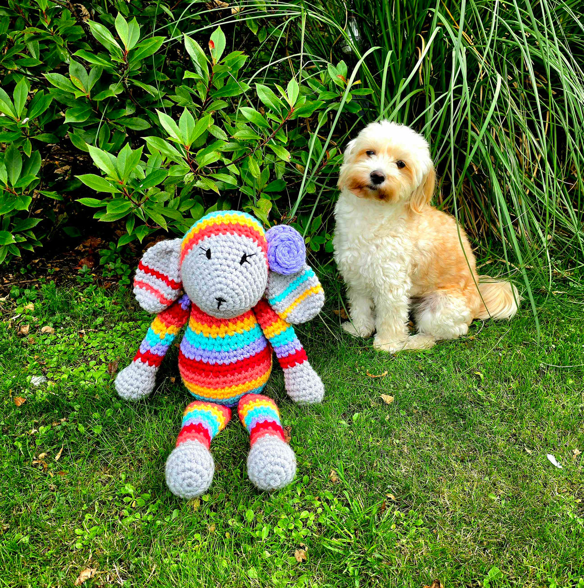 HUGE Rainbow Lamb Crochet Kit