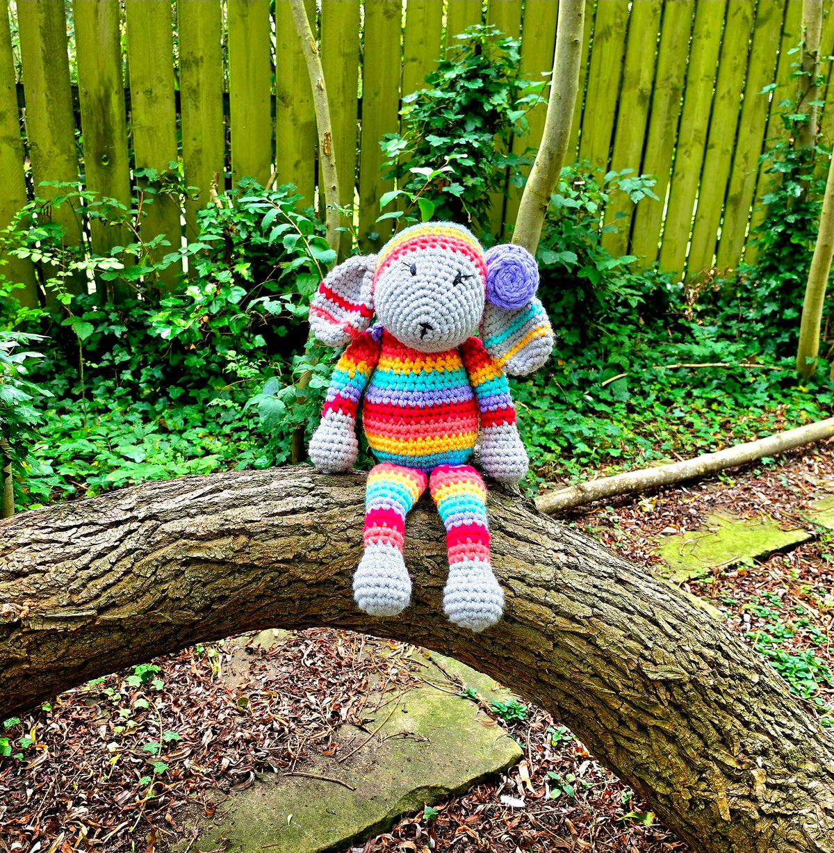 HUGE Rainbow Lamb Crochet Kit