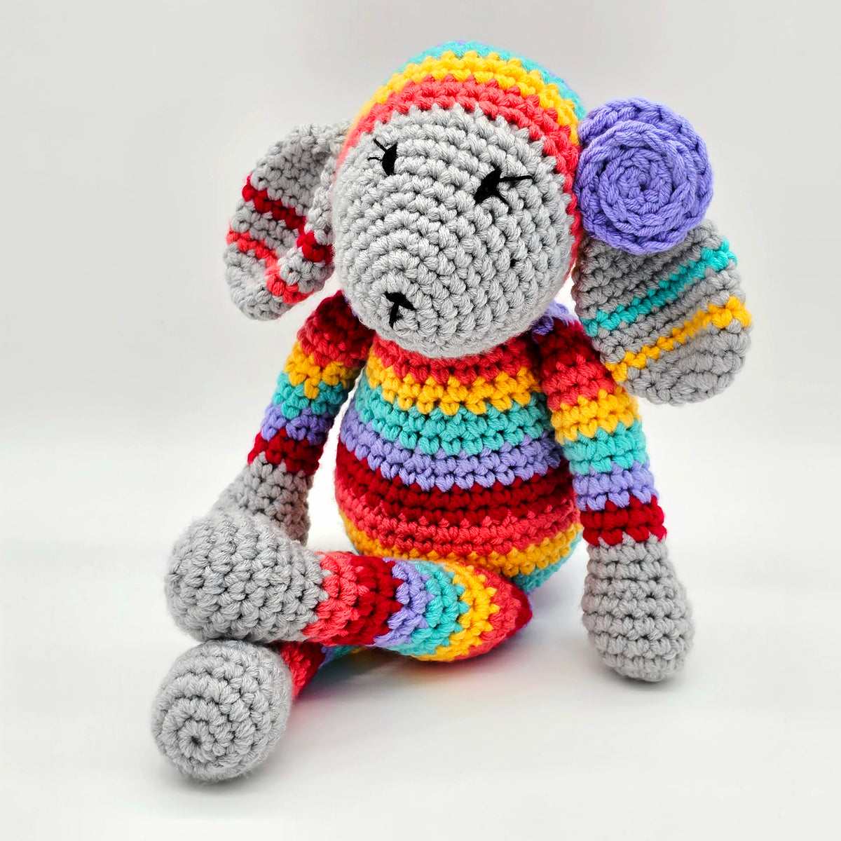 HUGE Rainbow Lamb Crochet Kit