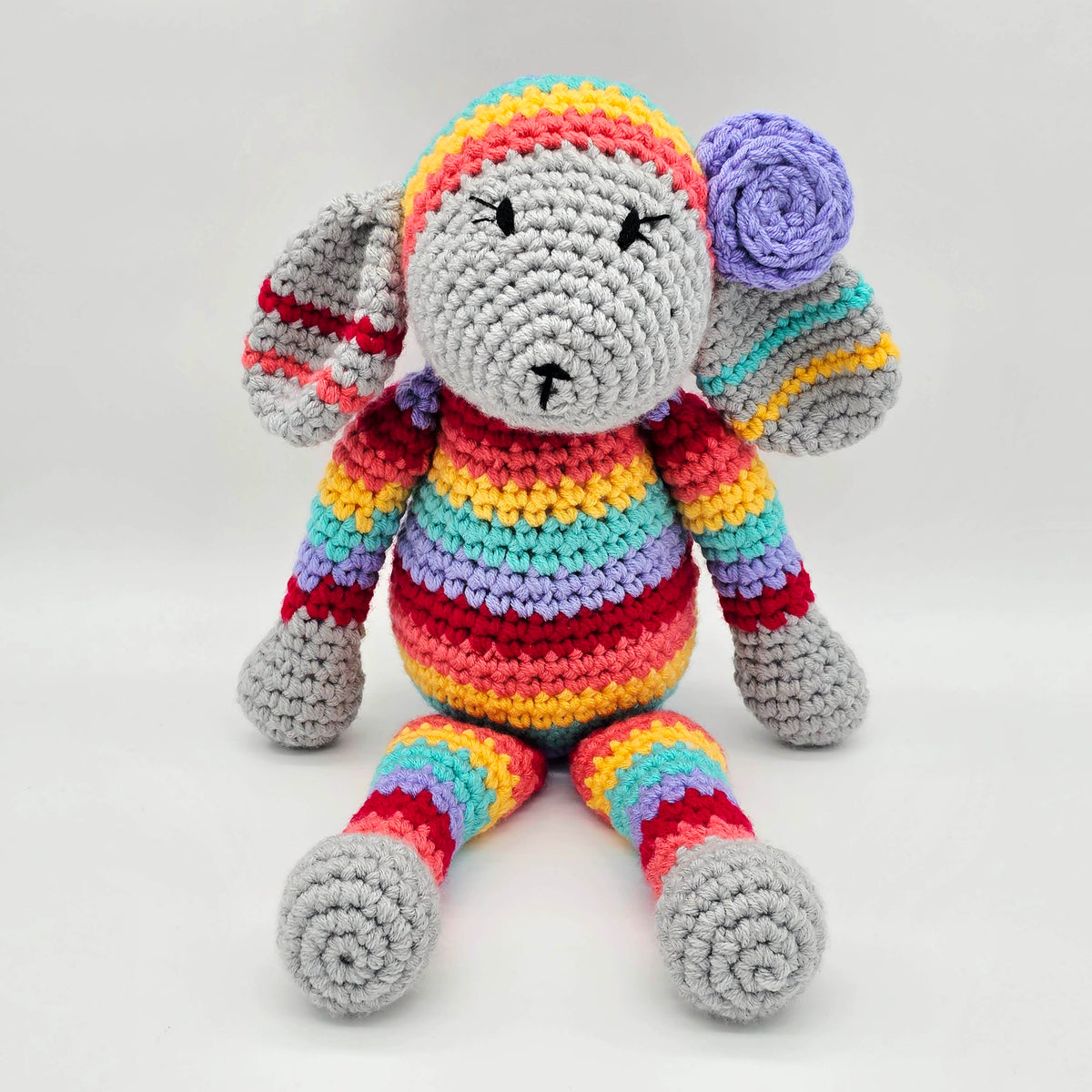 HUGE Rainbow Lamb Crochet Kit