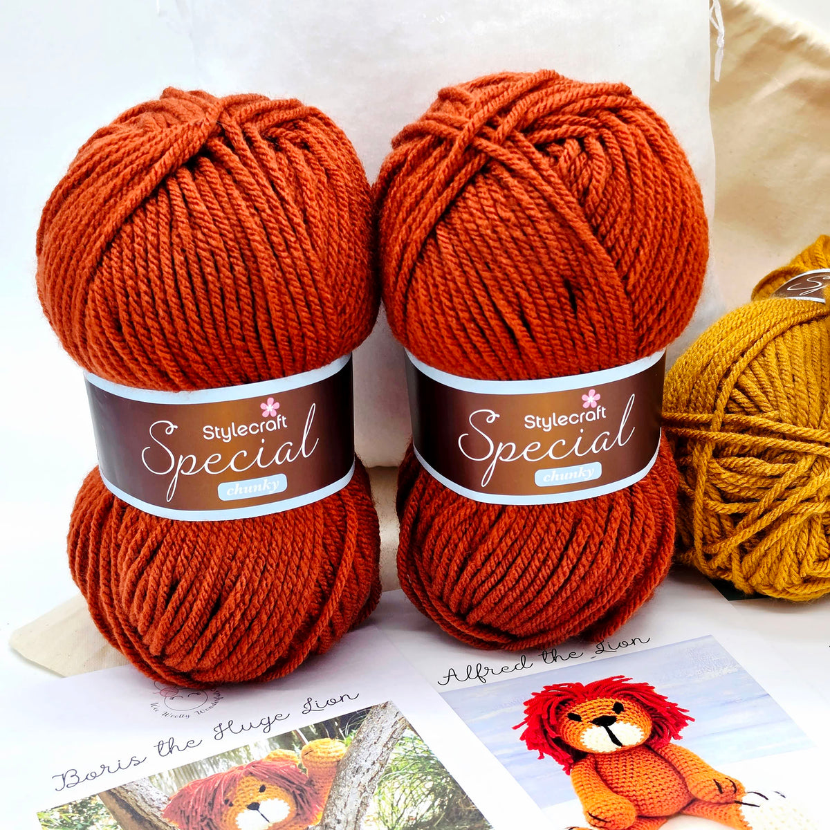 Boris the HUGE Lion Crochet Kit