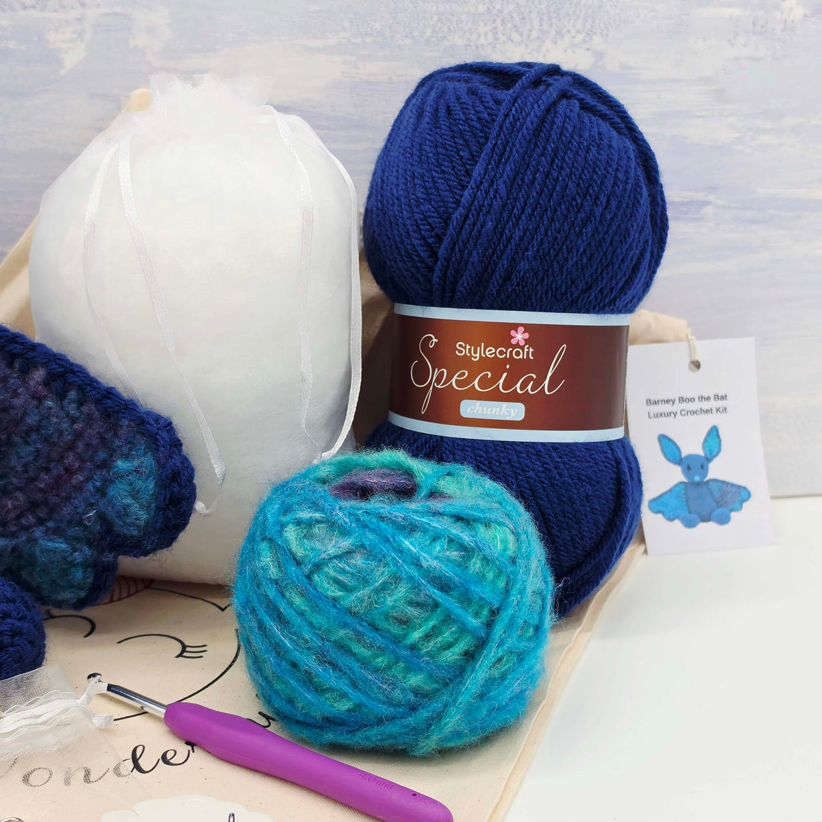 Bella Boo and Barney Boo the Bat Crochet Kits