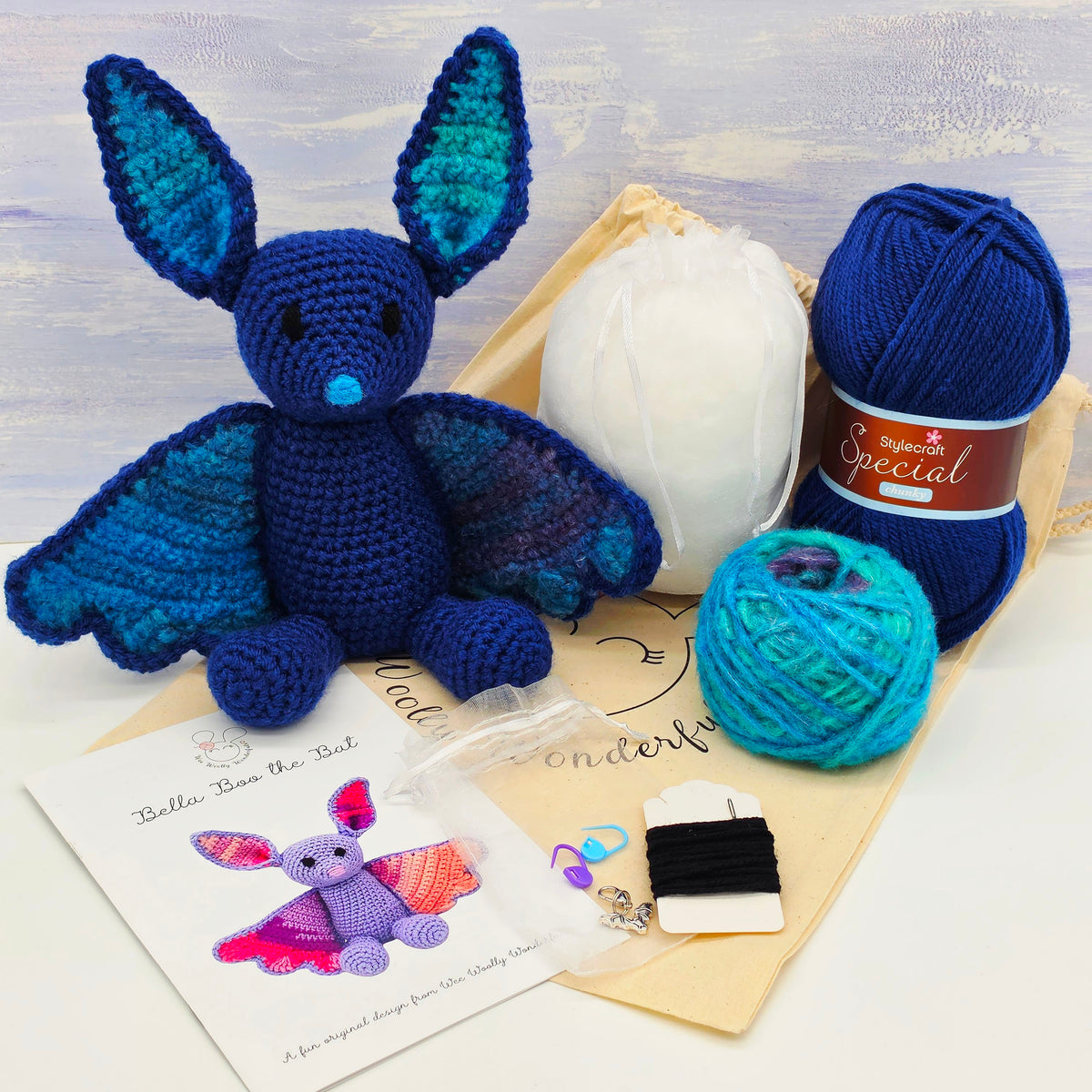 Bella Boo and Barney Boo the Bat Crochet Kits