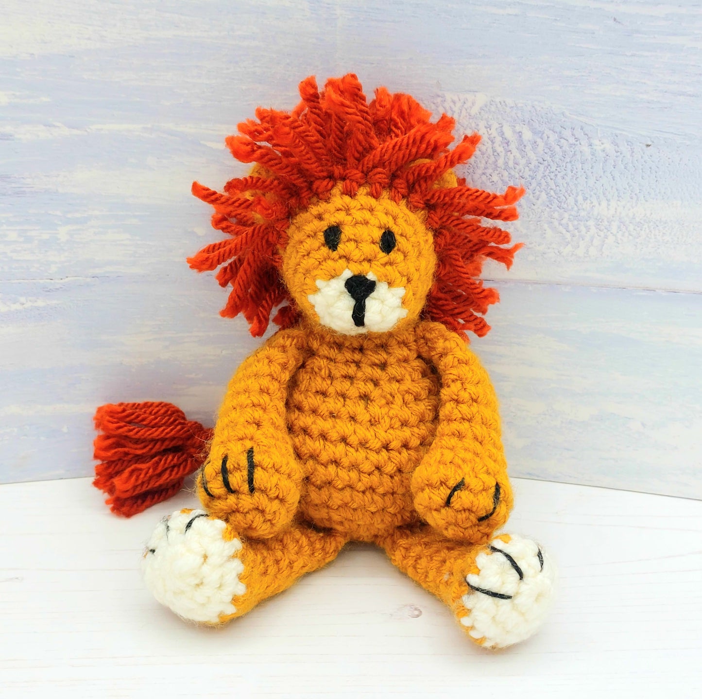 PDF Crochet Pattern - Baby Lion