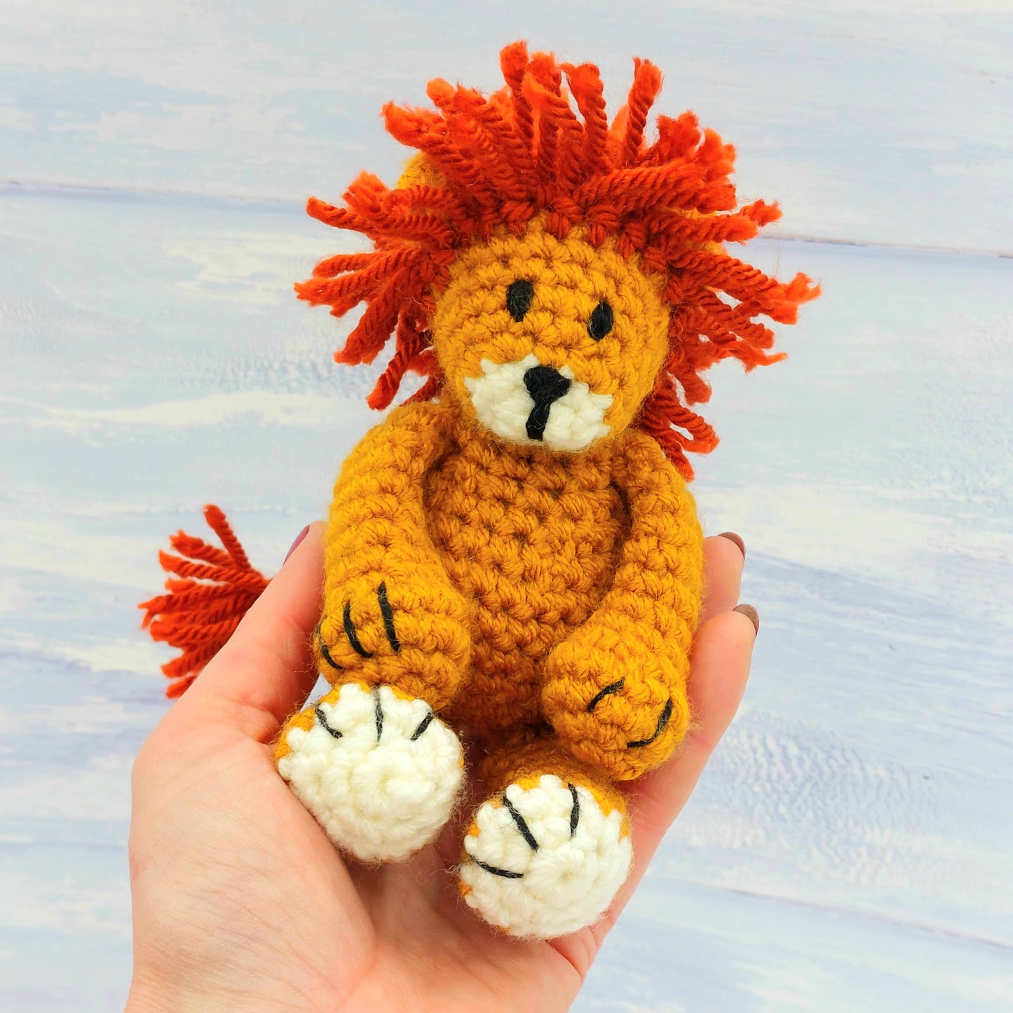 Baby Lion Mini Crochet Kit