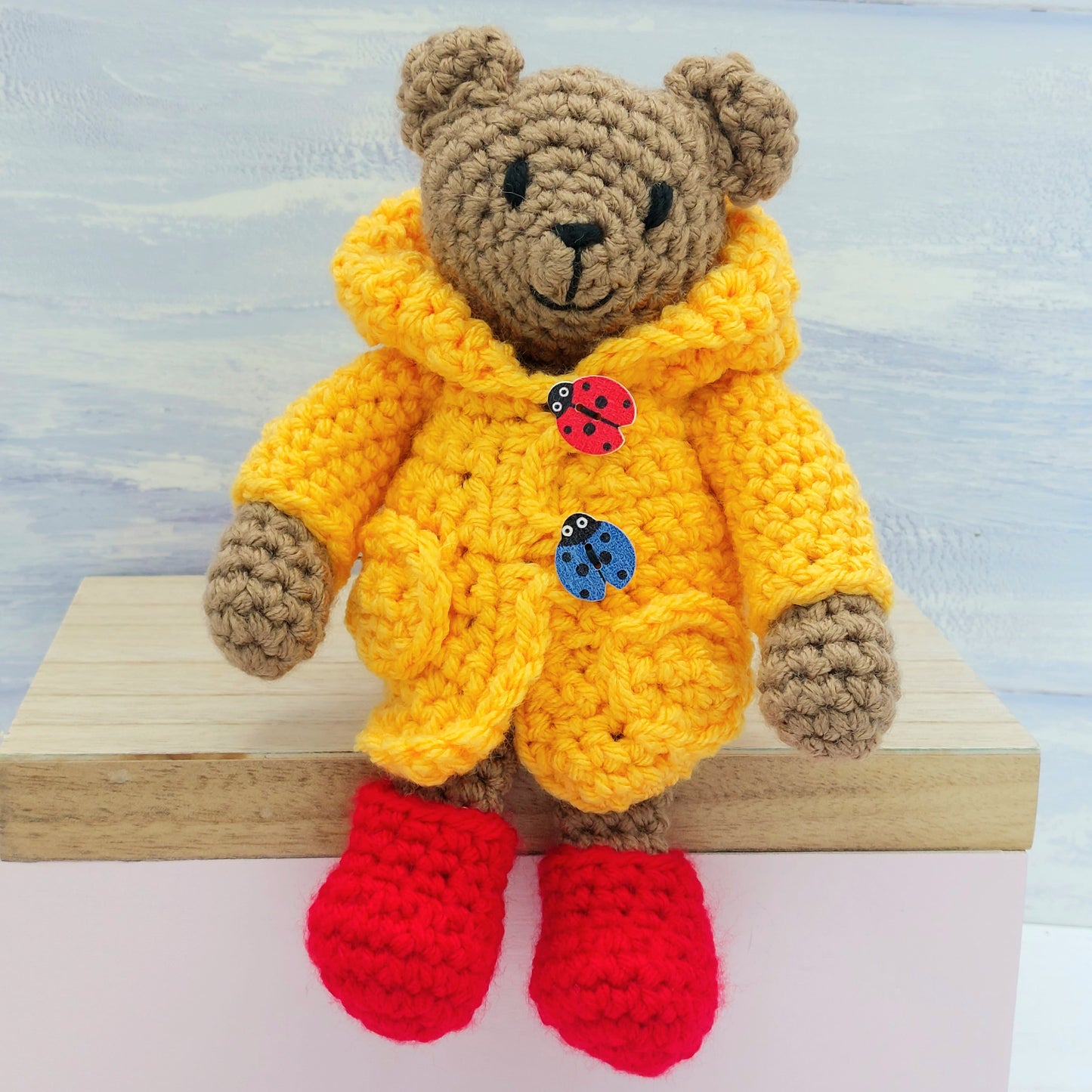 Baby Waffles the Bear Mini Crochet Kit