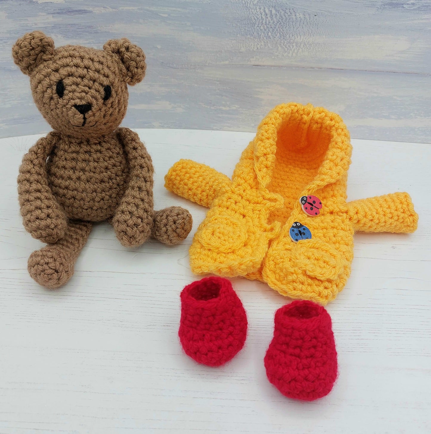 Baby Waffles the Bear - PDF Crochet Pattern