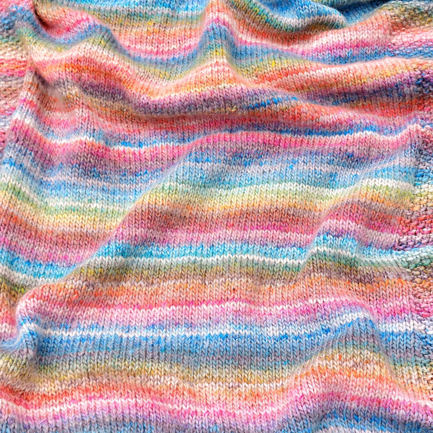 Baby Blanket Knitting Kit - Sweet Dreams Blanket in beautiful Jewelspun Chunky - With step-by-step Video Tutorials