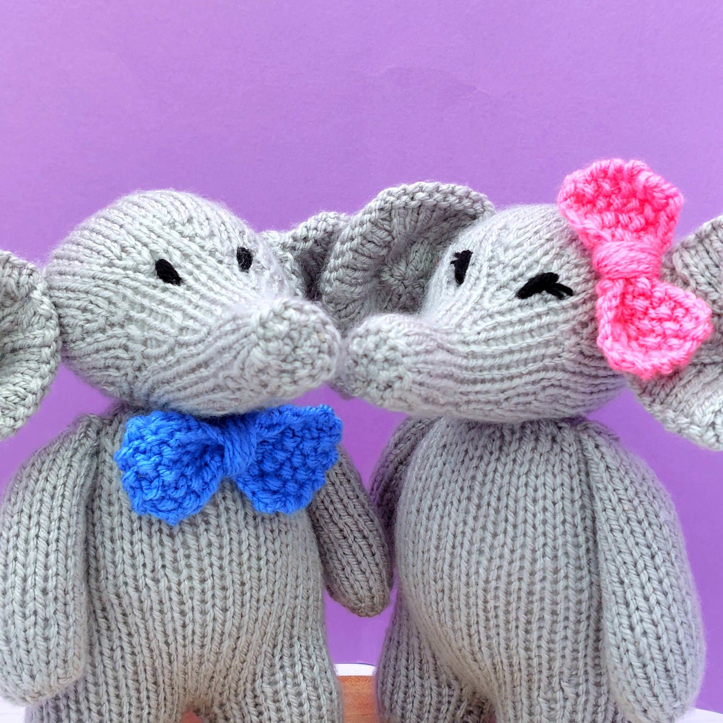 Elliott & Emily the Elephants Knitting Kit