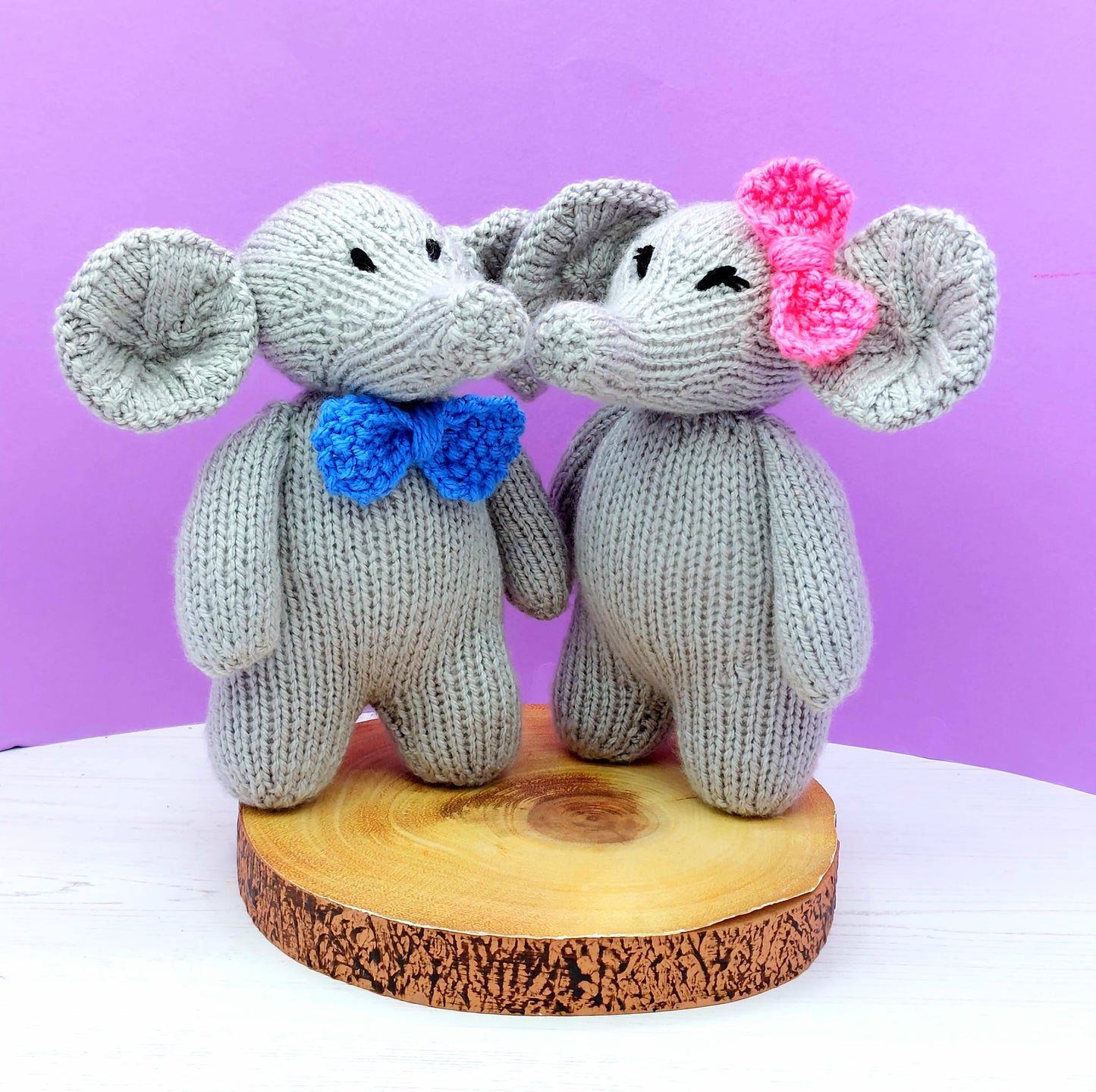 Elliott & Emily the Elephants Knitting Kit