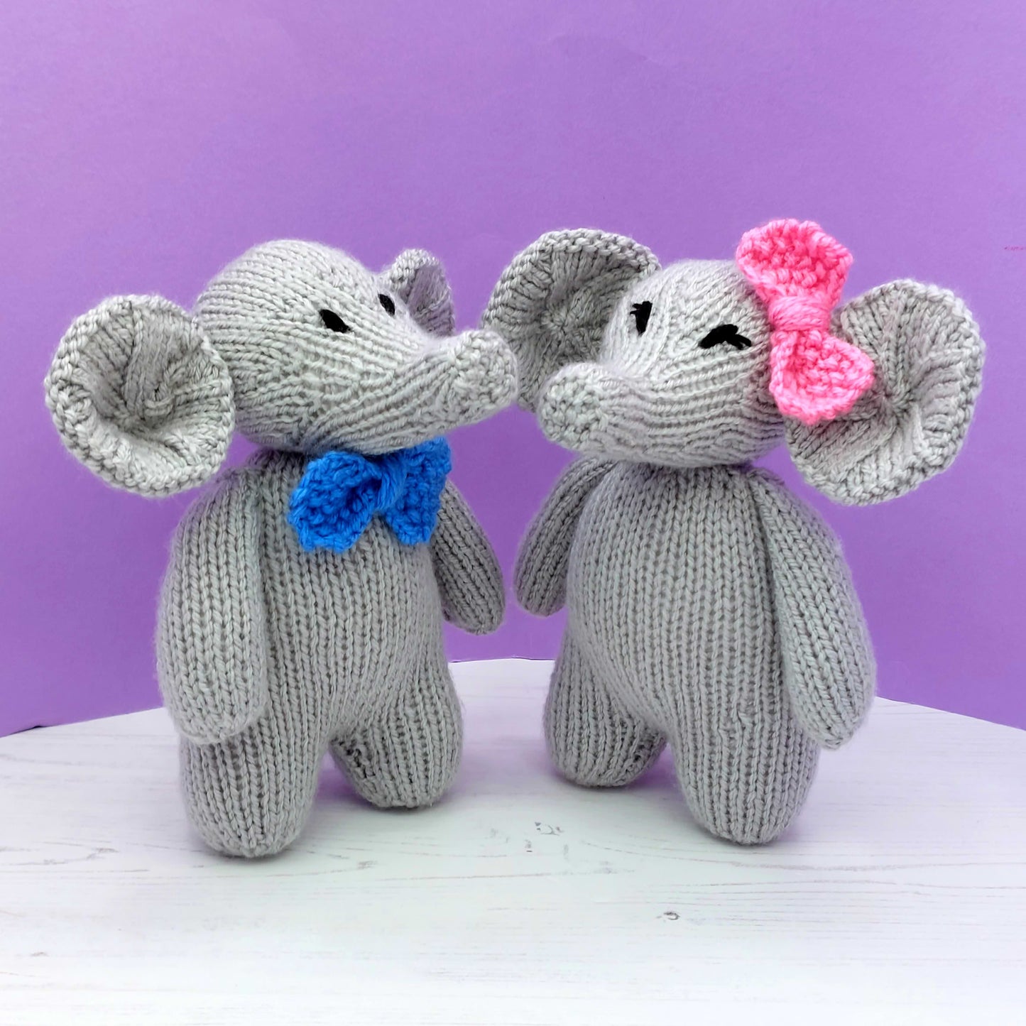 Elliott & Emily the Elephants Knitting Kit