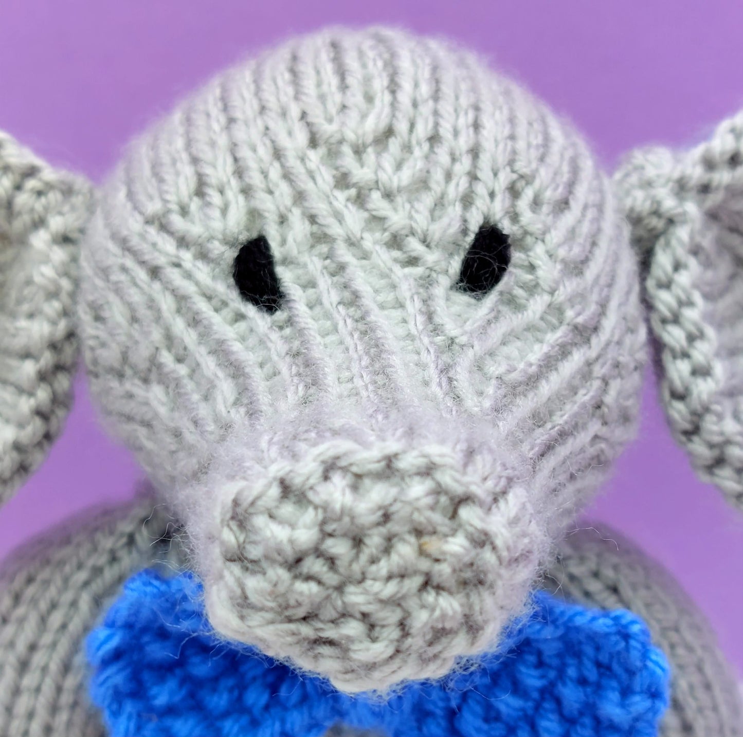 Knitted Elliott & Emily the Elephants - PDF Knitting Pattern