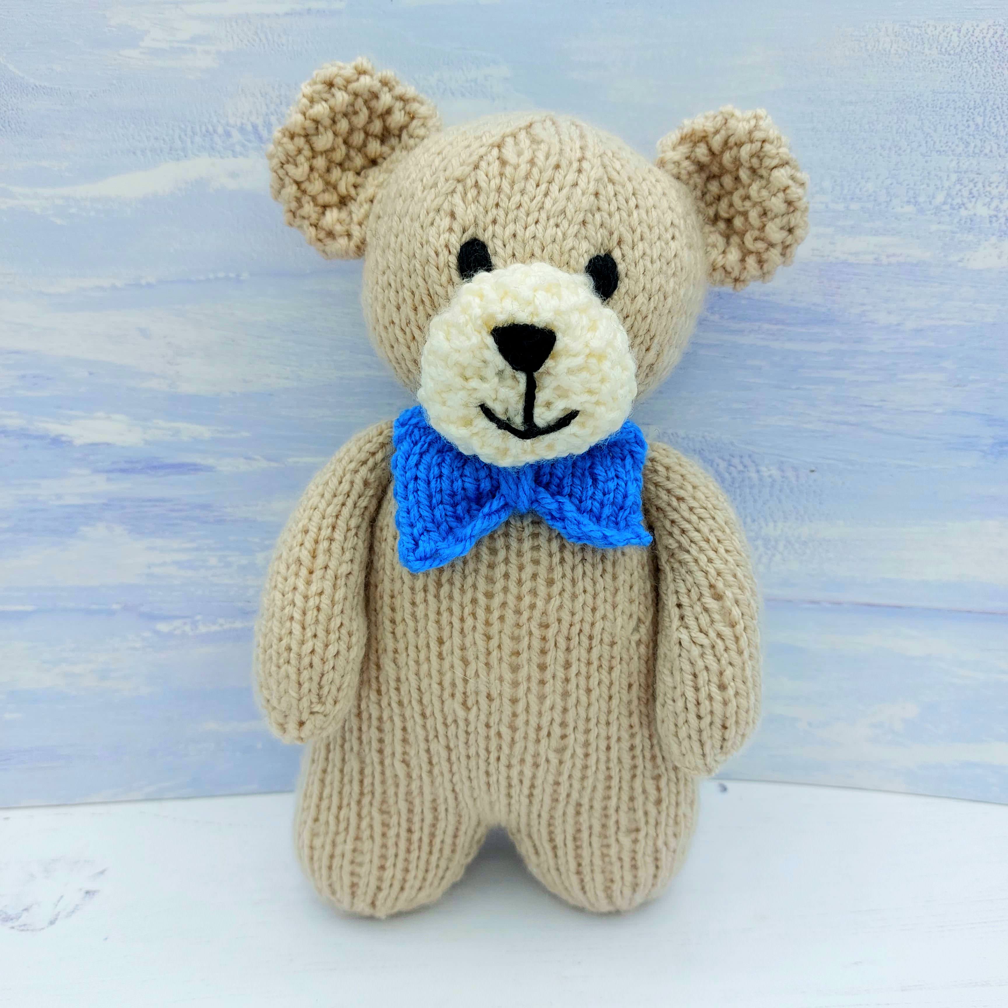 Teddy bear knitting kit on sale