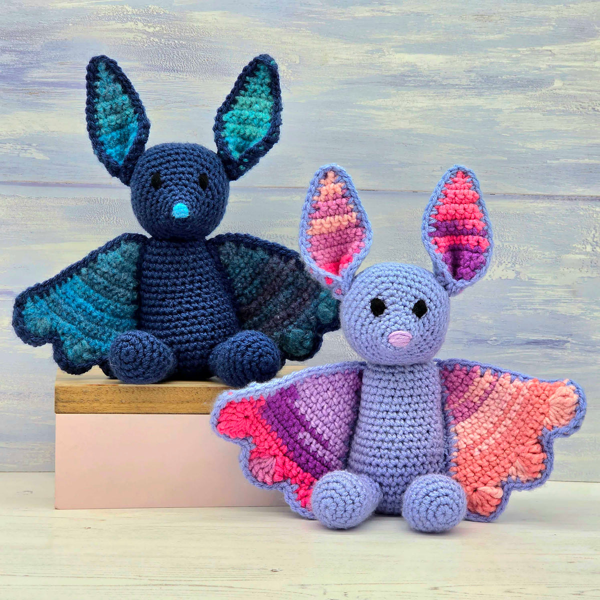 Bella Boo and Barney Boo the Bat Crochet Kits