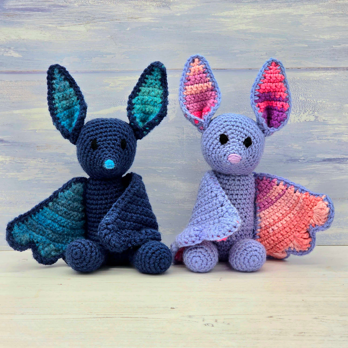 Bella Boo and Barney Boo the Bat Crochet Kits
