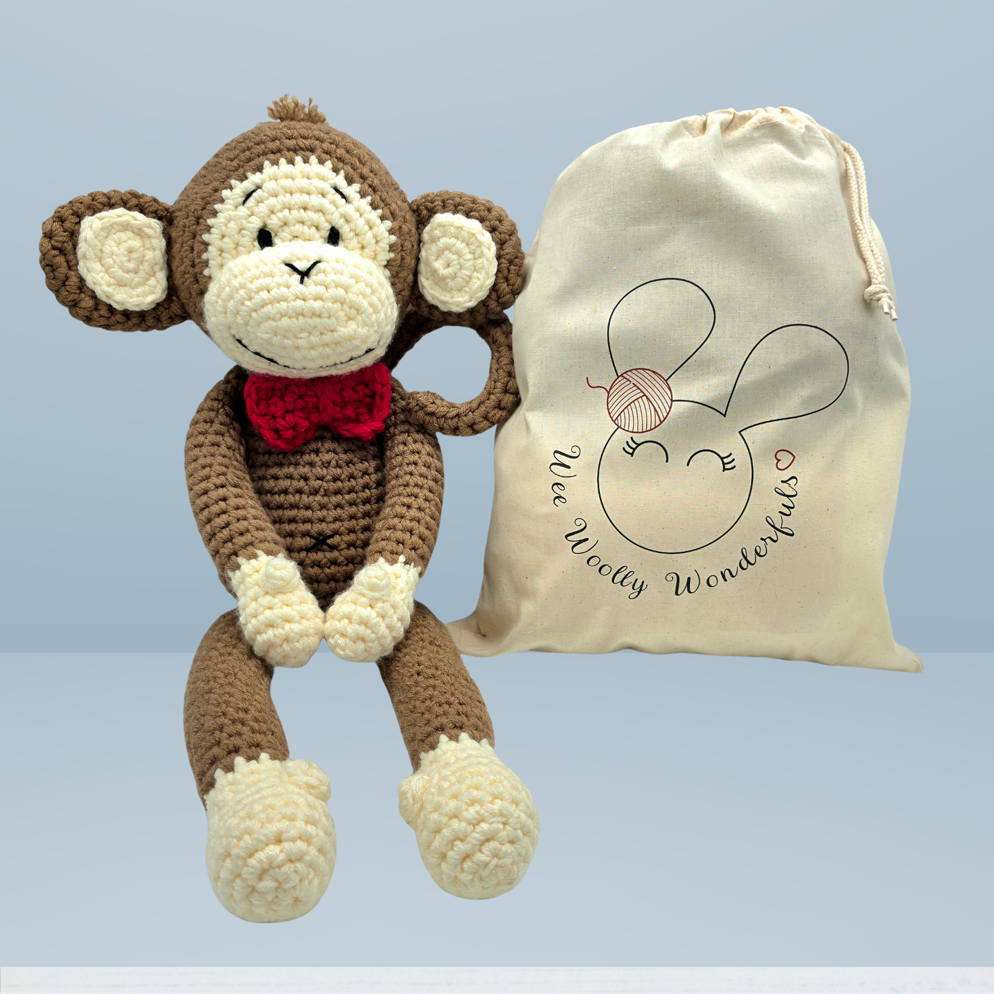 Mr Bananas the HUGE Monkey Crochet Kit