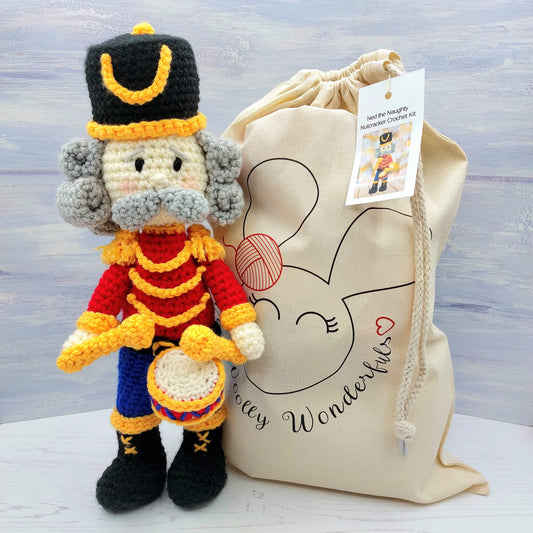 Ned the Nutcracker Crochet Kit - brand new Christmas 2024 design