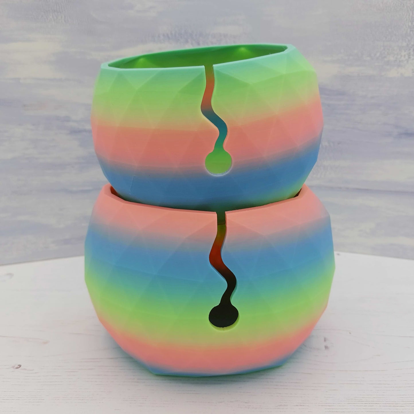 Rainbow Yarn Bowls - 2 sizes available