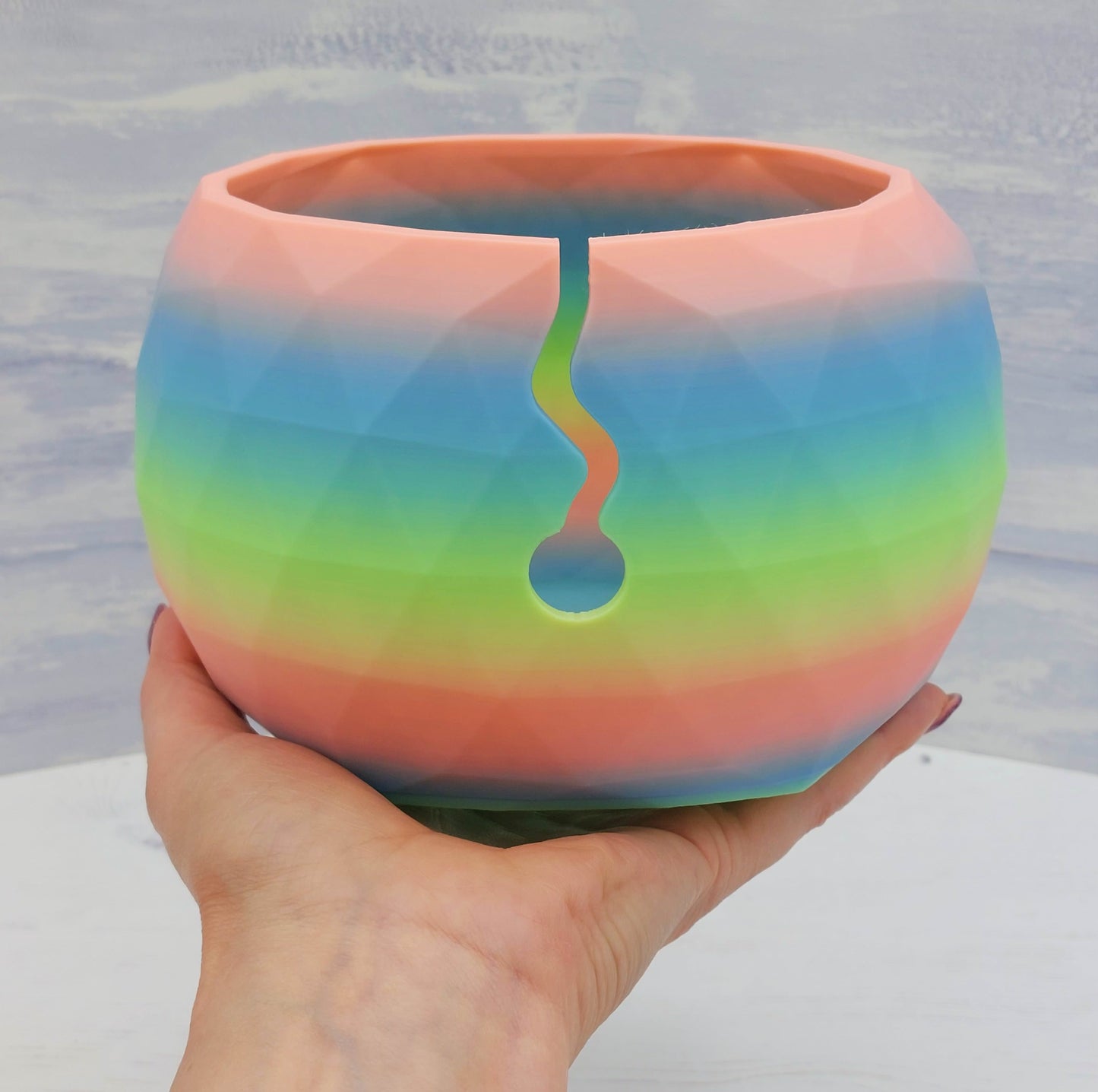 Rainbow Yarn Bowls - 2 sizes available