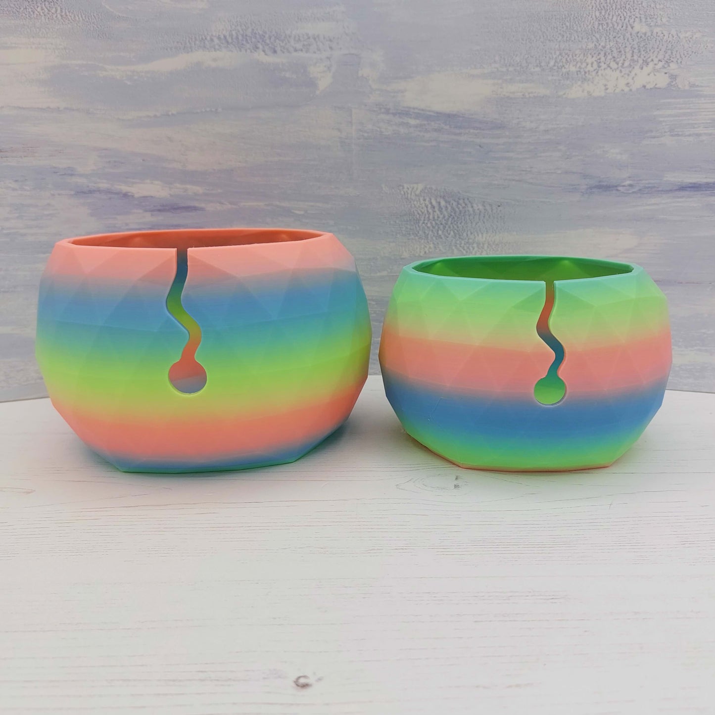 Rainbow Yarn Bowls - 2 sizes available