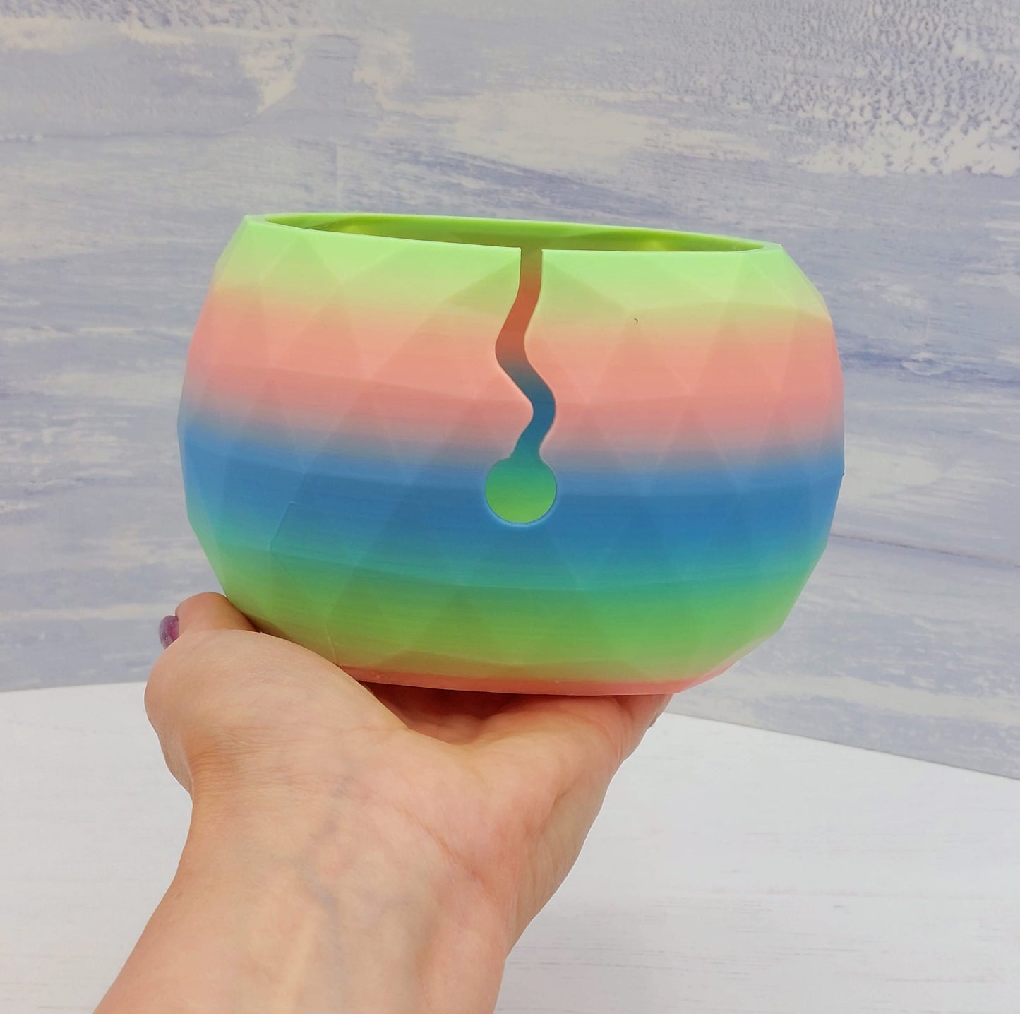 Rainbow Yarn Bowls - 2 sizes available