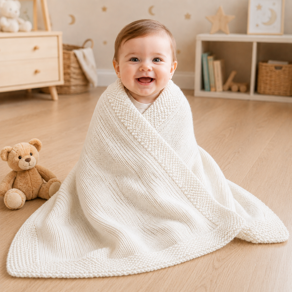 Baby Blanket Knitting Kit - Sweet Dreams Blanket in soft Stylecraft Special for Babies - With step-by-step Video Tutorials (Copy)