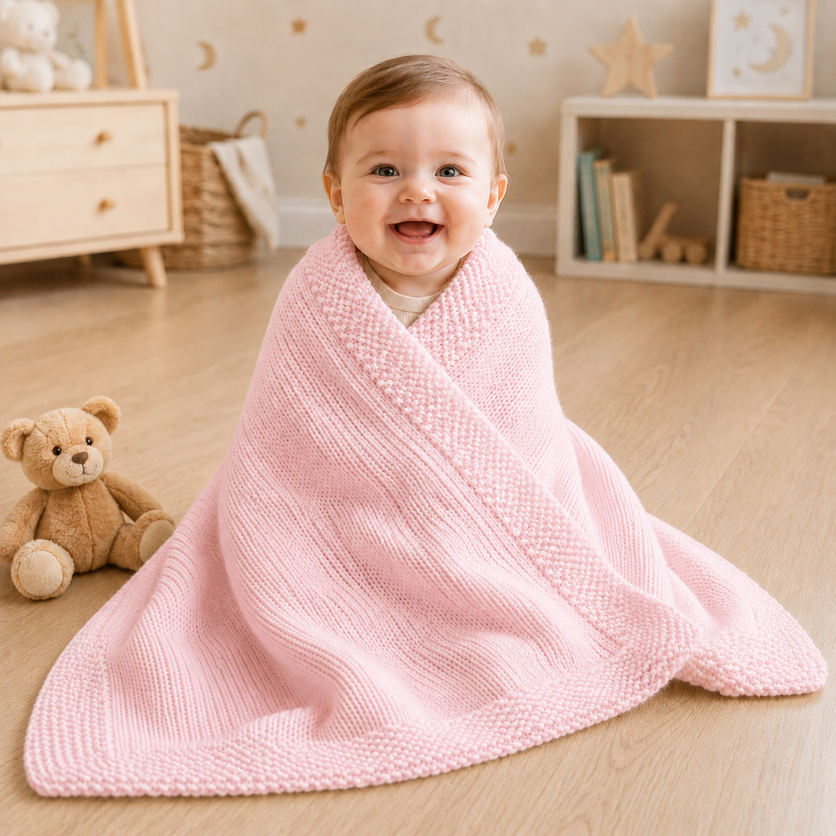 Baby Blanket Knitting Kit - Sweet Dreams Blanket in soft Stylecraft Special for Babies - With step-by-step Video Tutorials (Copy)