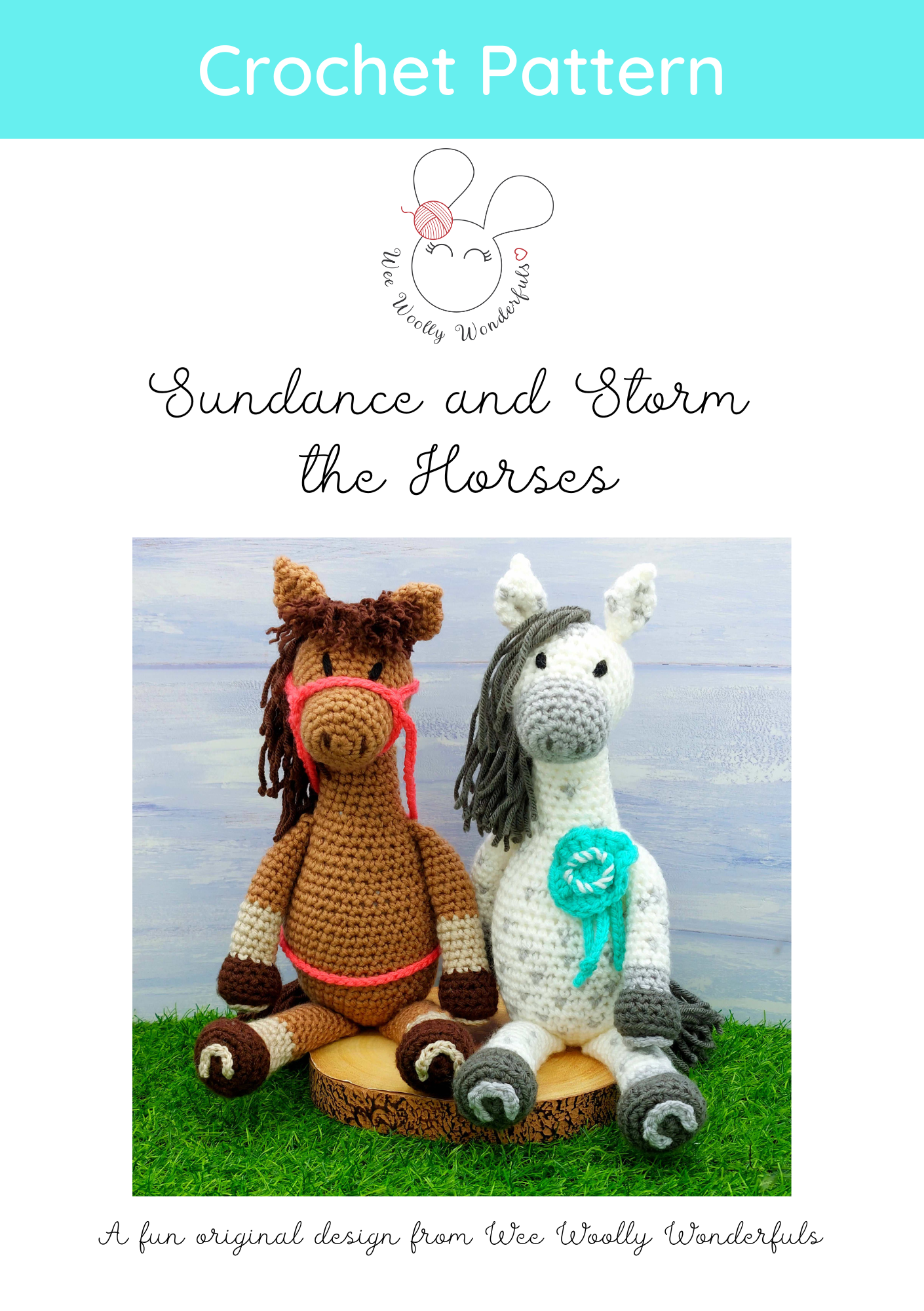 Sundance and Storm the Horses - PDF Crochet Pattern