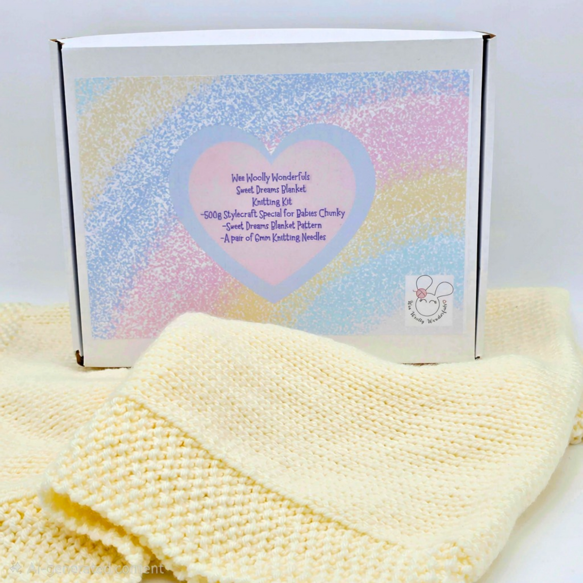 Baby Blanket Knitting Kit - Sweet Dreams Blanket in soft Stylecraft Special for Babies - With step-by-step Video Tutorials (Copy)