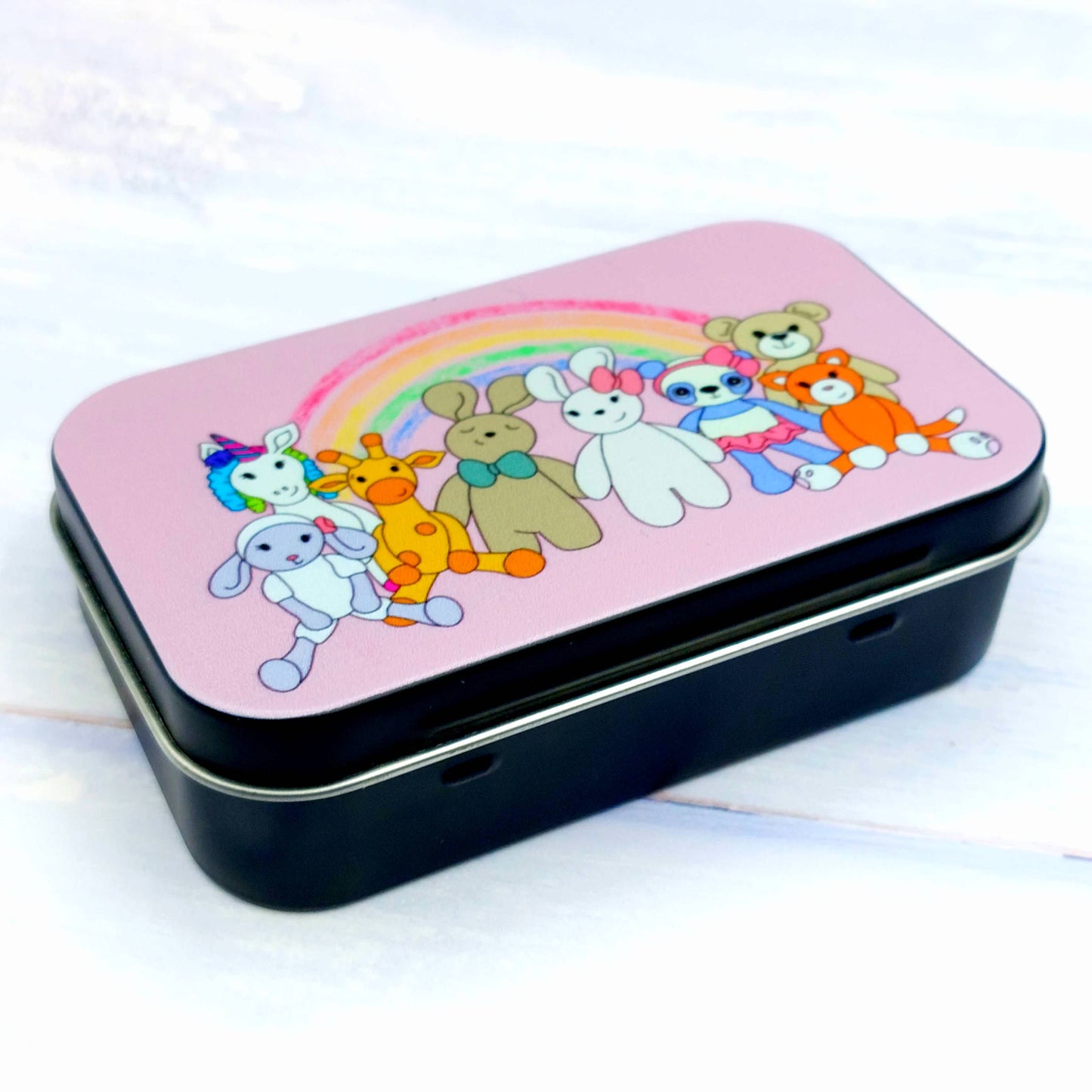 Wee Woolly Wonderfuls Hinged Tins - 2 sizes and designs available