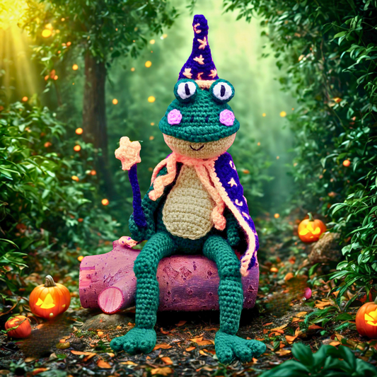 Fizzy the Wizard Frog - PDF Pattern