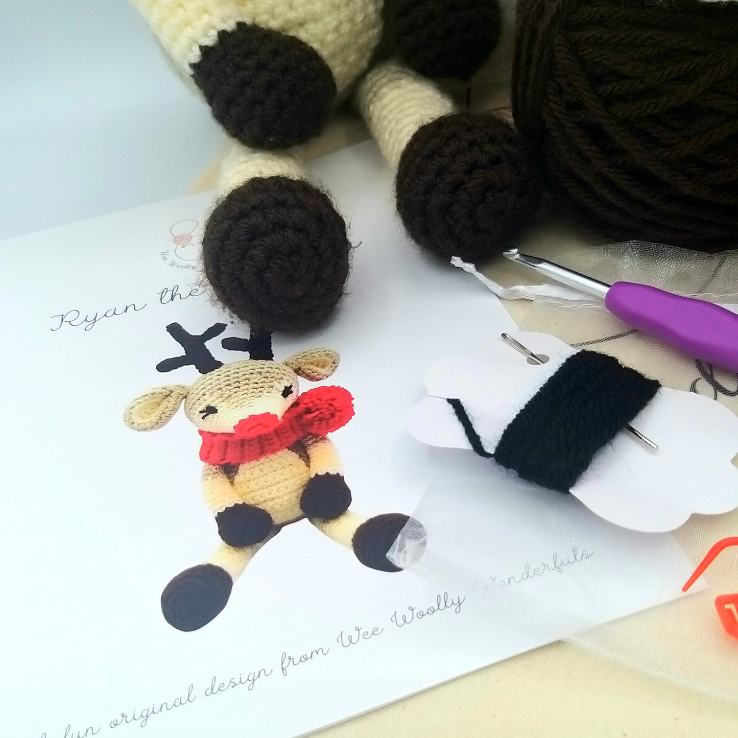 Crochet Pattern for Reindeer