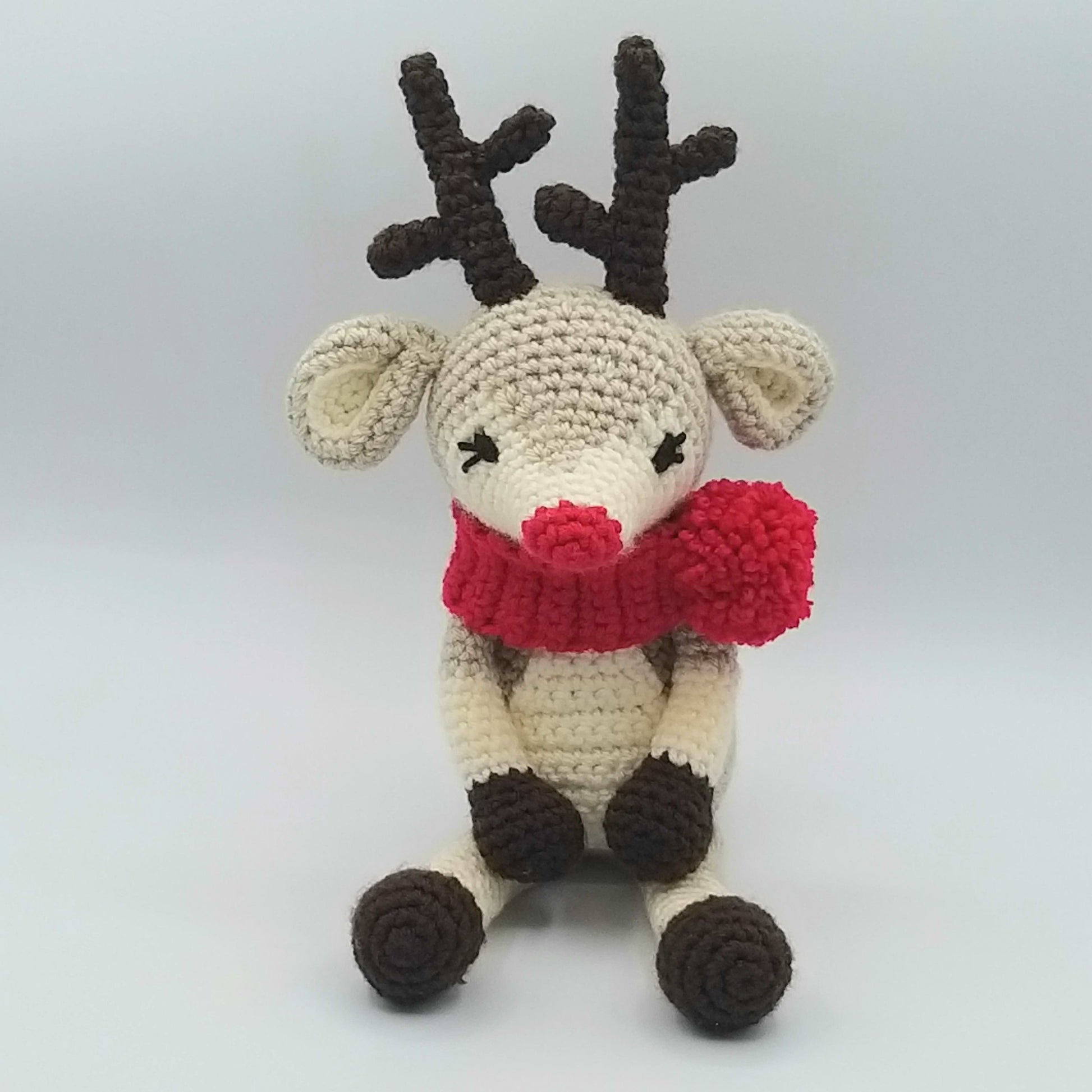 Close up detail - Crochet Reindeer