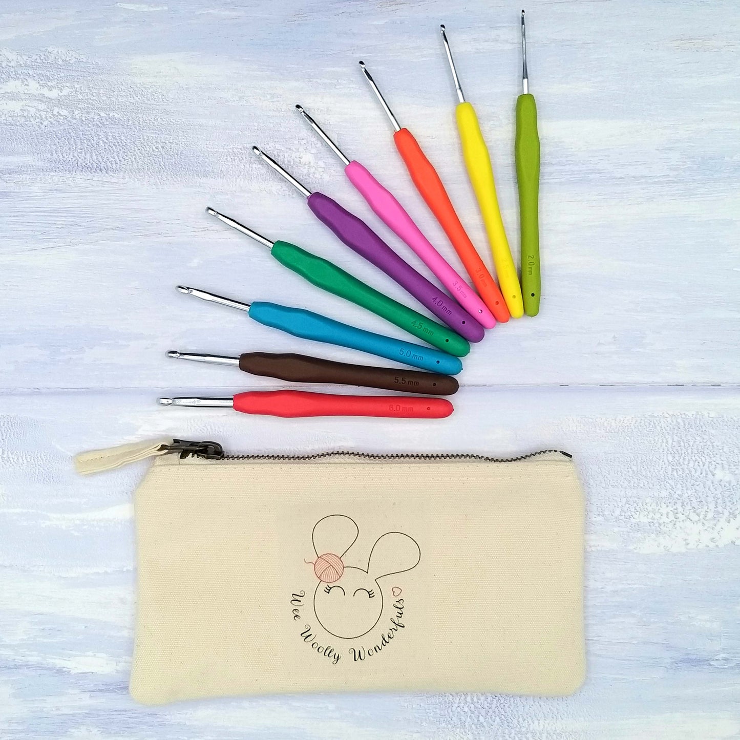 Small Zip Case - available with Crochet Hook Set
