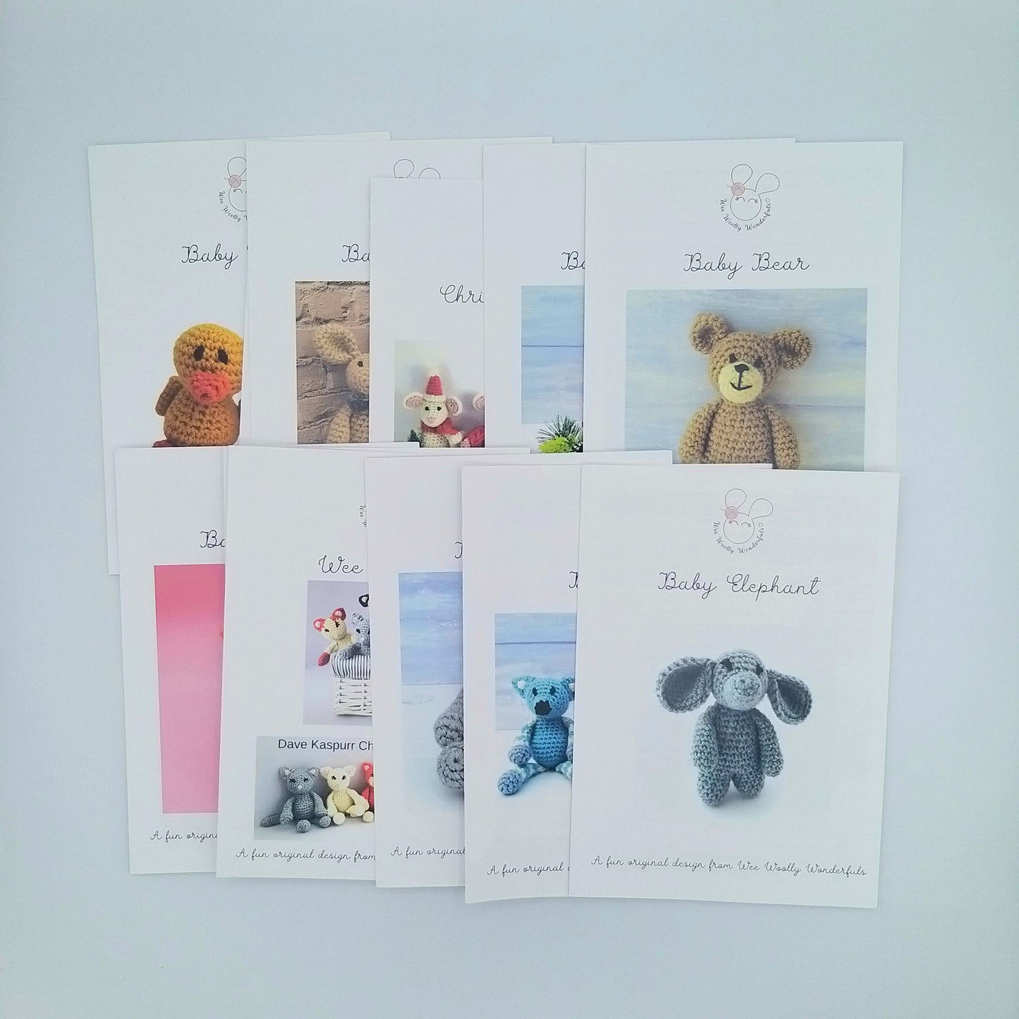 Crochet Printed Pattern Booklets