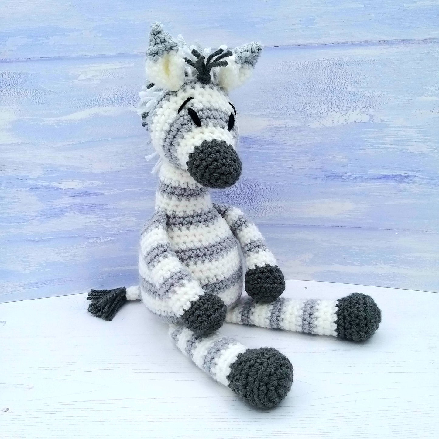 Julie the Zebra Luxury Crochet Kit