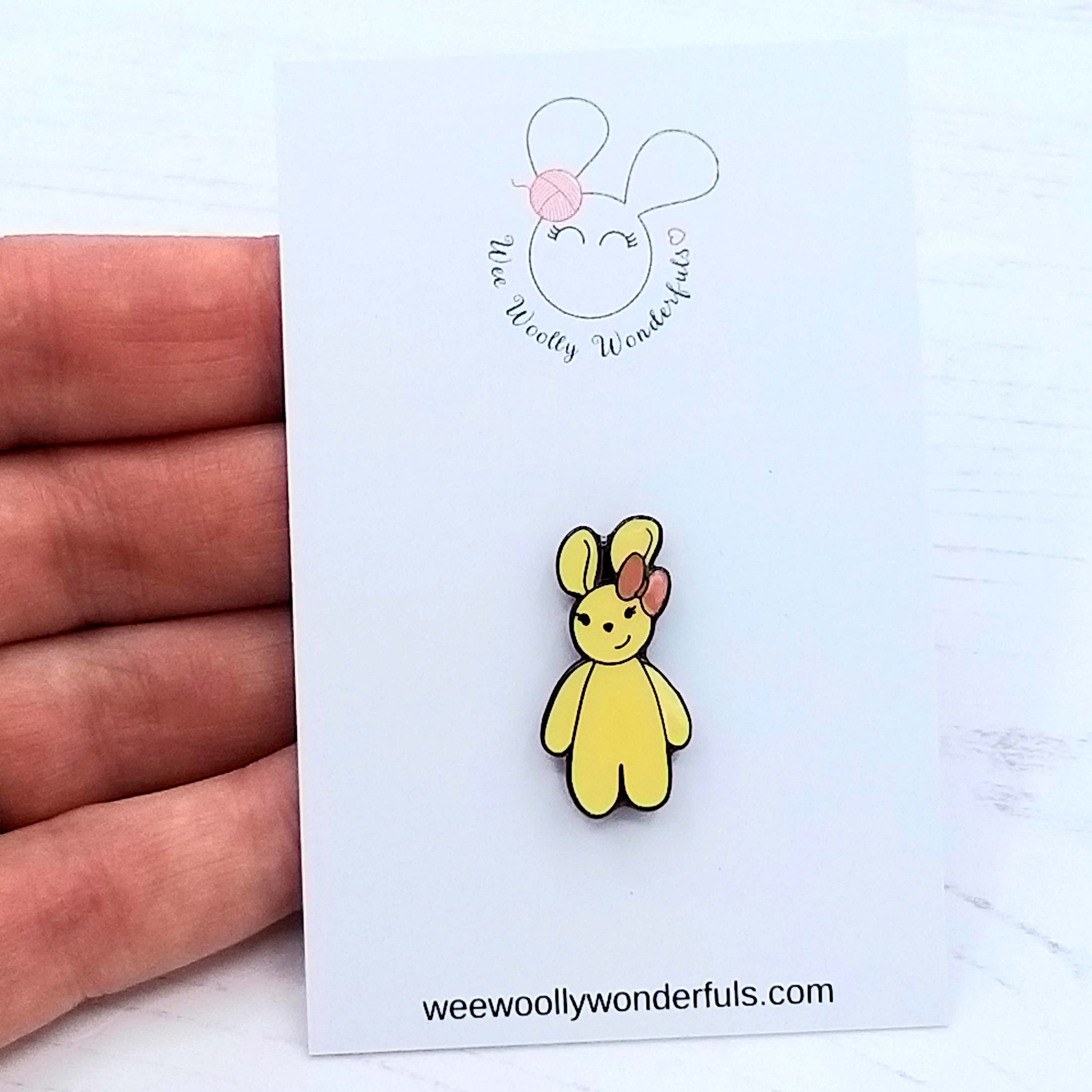 Bunny Rabbit Pin Badge 