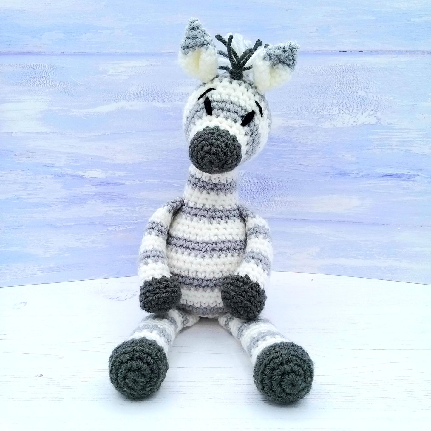 Julie the Zebra Luxury Crochet Kit