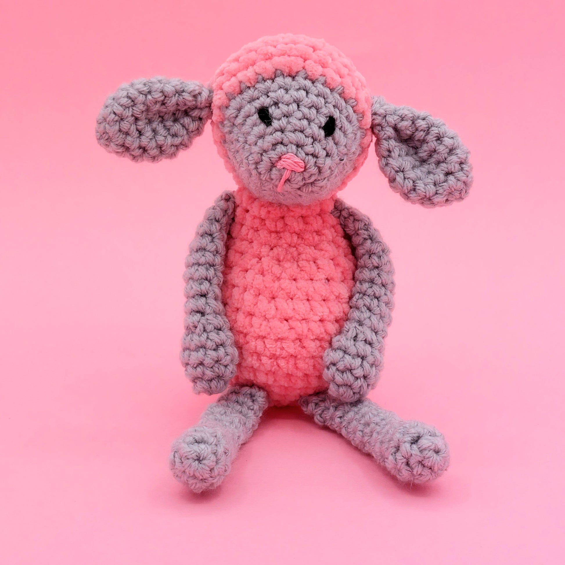 Lamb with Pink Clothes
