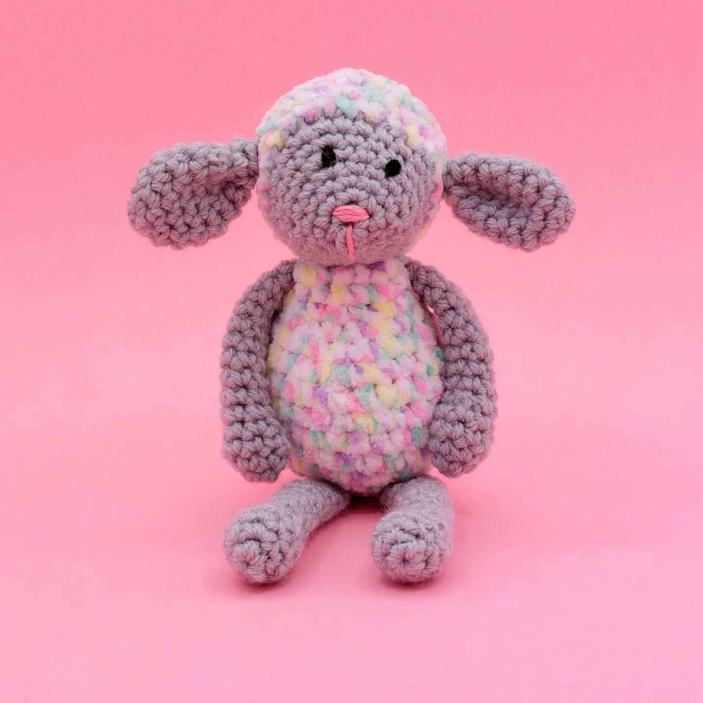 Rainbow Baby Lambs Mini Crochet Kit