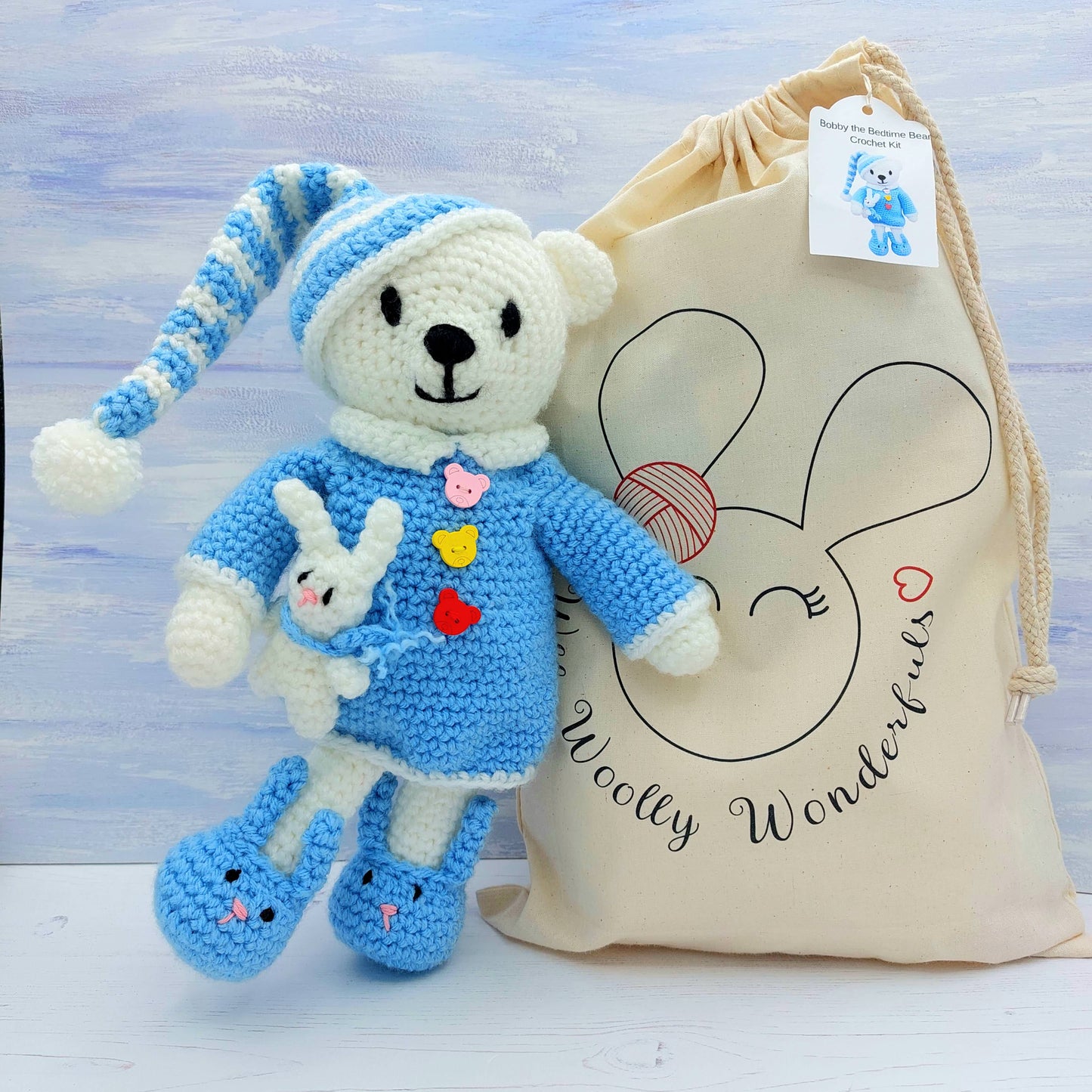 Bobby the Bedtime Bear Crochet kit