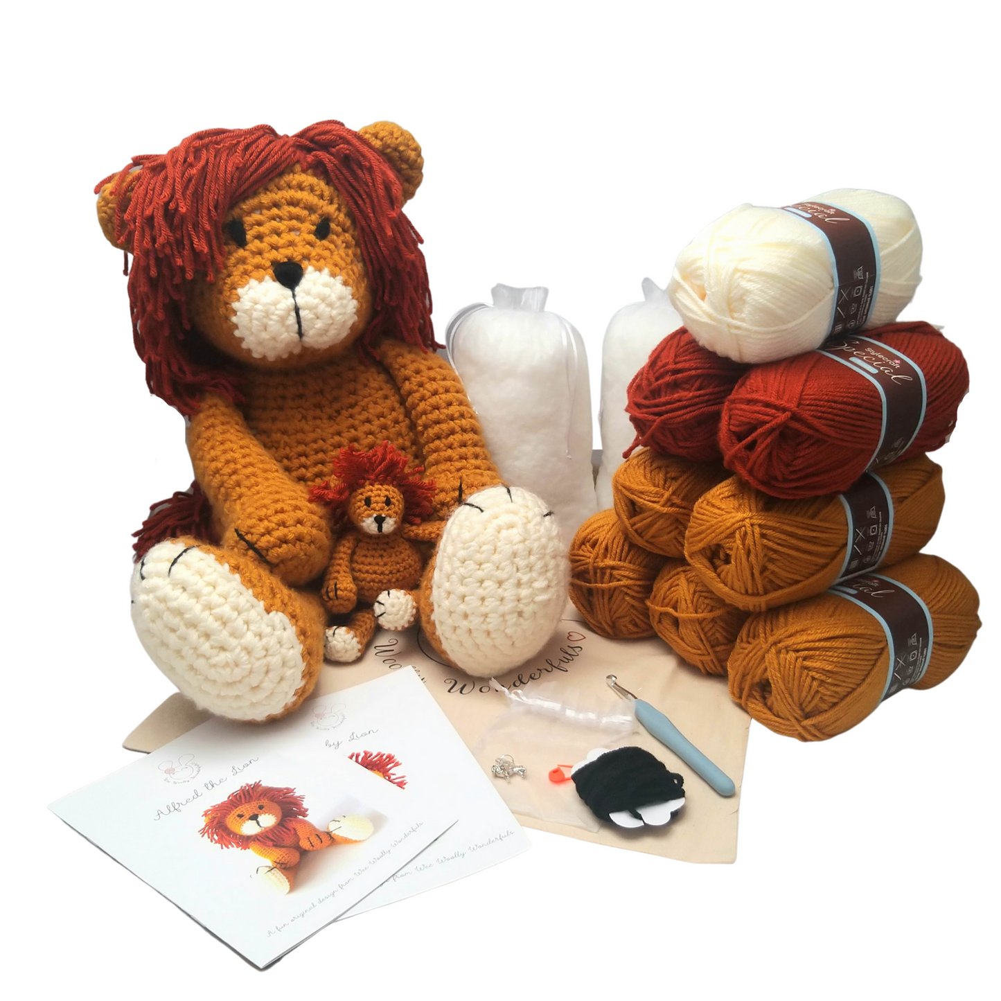 Boris the HUGE Lion Crochet Kit