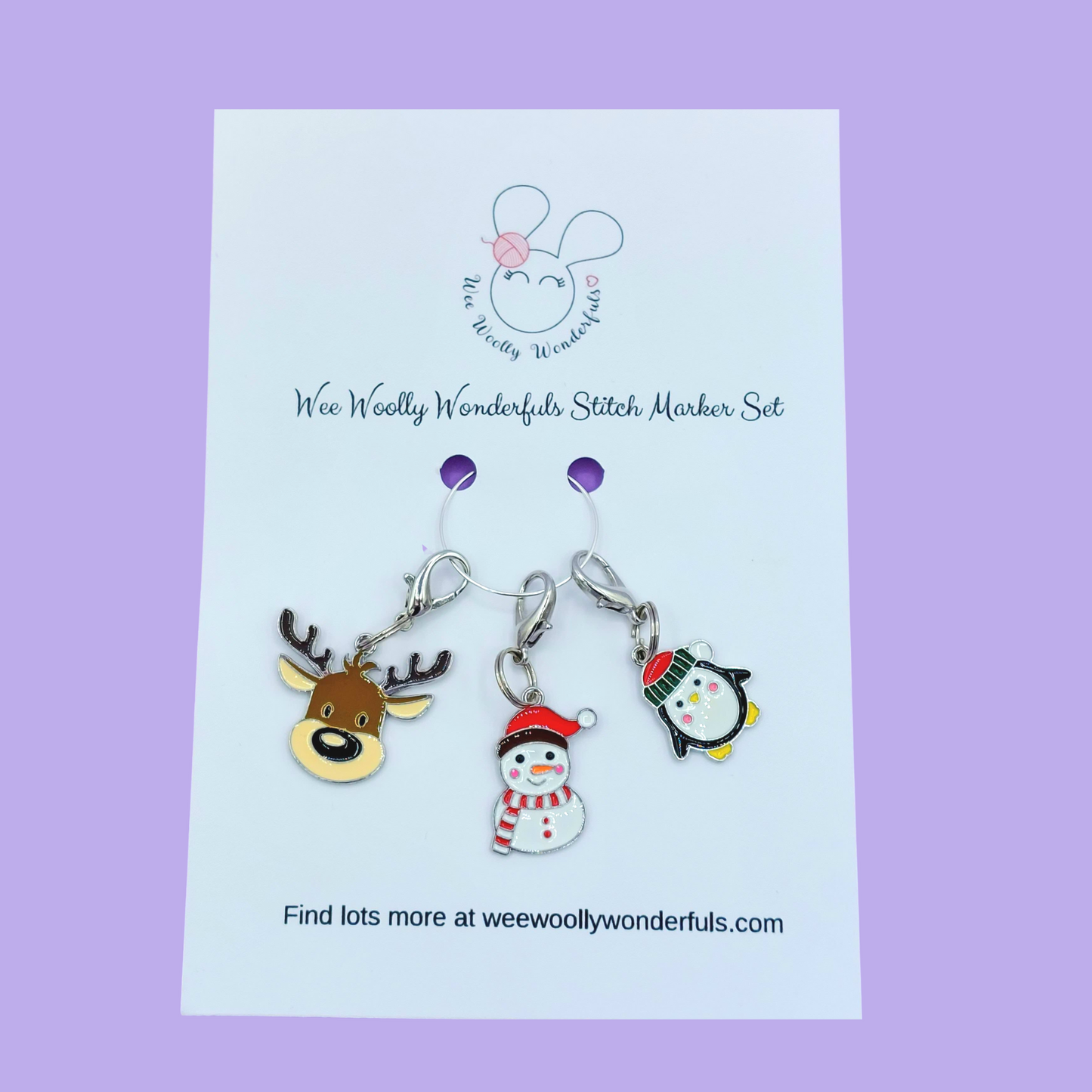 Adorable Stitch Markers Sets - Bee and Daisies, Rainbows, Fruit, Sheep, Cats, and Christmas Stitch Marker sets