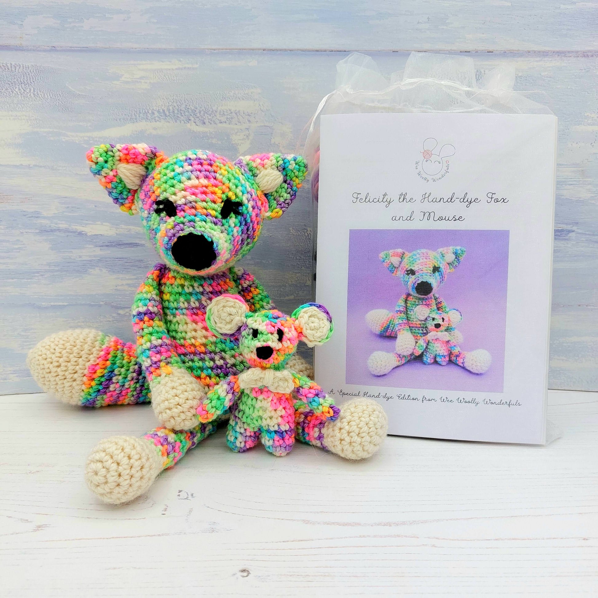 Crochet Toys made from Hand-dyed Wool