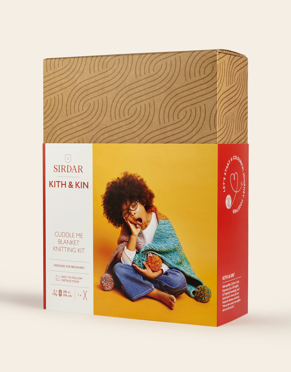 Cuddle Me Blanket Knitting Kit - Box