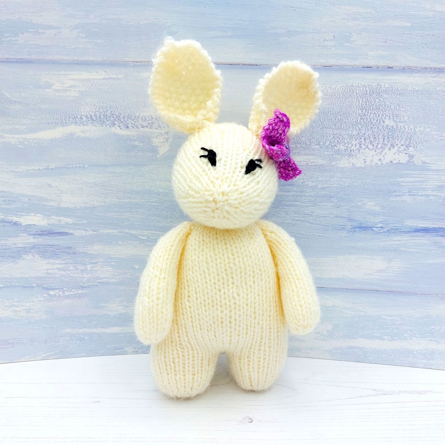 Knitted Betsy Bunny Rabbit Toy