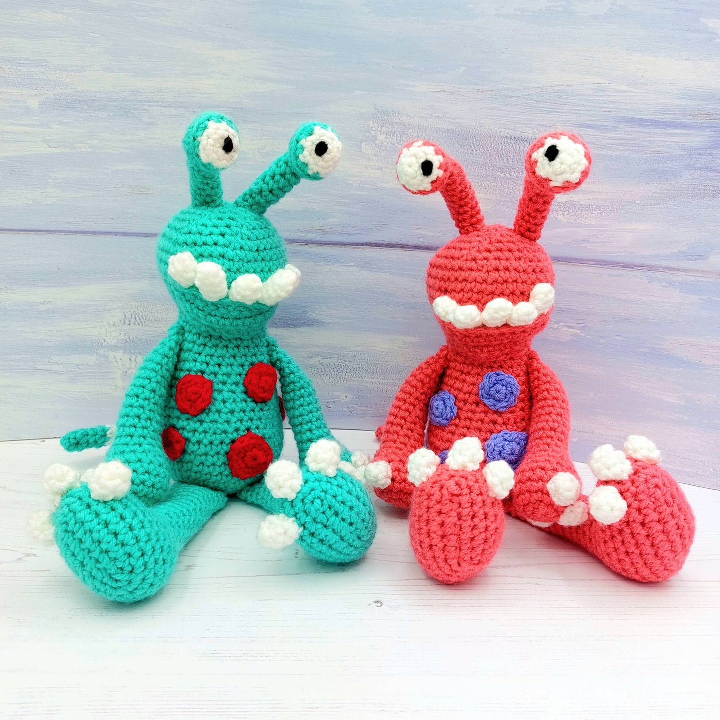 Monty & Myrtle the Monsters - PDF Crochet Pattern